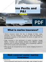 Marine Perils and P&I Group members: What is covered