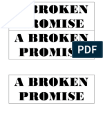 A Broken Promise A Broken Promise