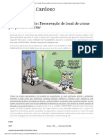 Desvio de Função - Preservação de Local de Crime Por Policial Militar - Aderivaldo Cardoso