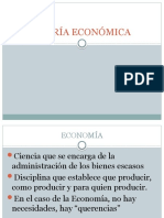 TEORÍA ECONÓMICA