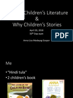 20180420 What is & Why Children's Literature