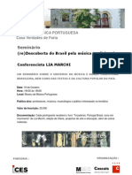 Divulgação e Ficha de inscrição do Seminário Lia 2010
