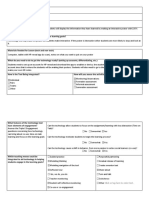 It Planning Form For Interactive Poster