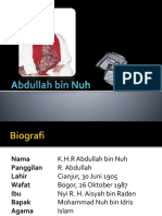 Profil KH Abdullah bin Nuh Ulama Pejuang dari Cianjur