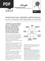 Policy - Tourism CSR 8 Pager