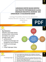 2016 12 14 The Study of Potential Bauxite Illegal Studi Estimasi Potensi Presentation