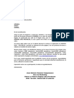 Carta de Presentacion A SENATI