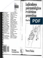 Indicadores Psicopatologicos en Técnicas Proyectivas PDF