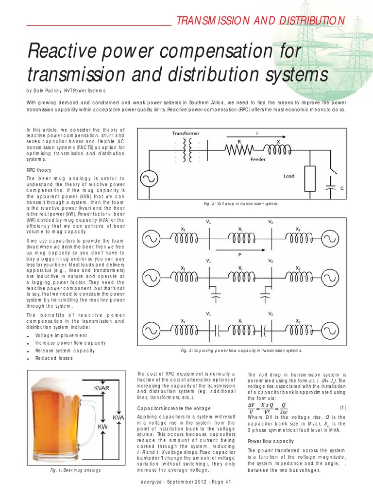Reactive Power Compensation in Power Systems | PDF | Electric Power ...