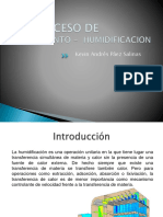 2.5 Proceso de Enfriamiento Humidificacion