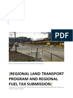 Regional Land Transport Program and Regional Fuel Tax Submission
