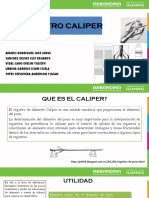 Registro caliper: medición del diámetro de pozos