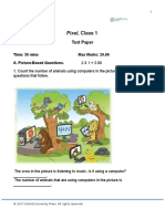 Pixel, Class 1: Test Paper