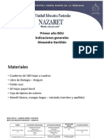 Indicaciones Generales - 1ero