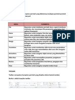 Menu Dan Fungsinya