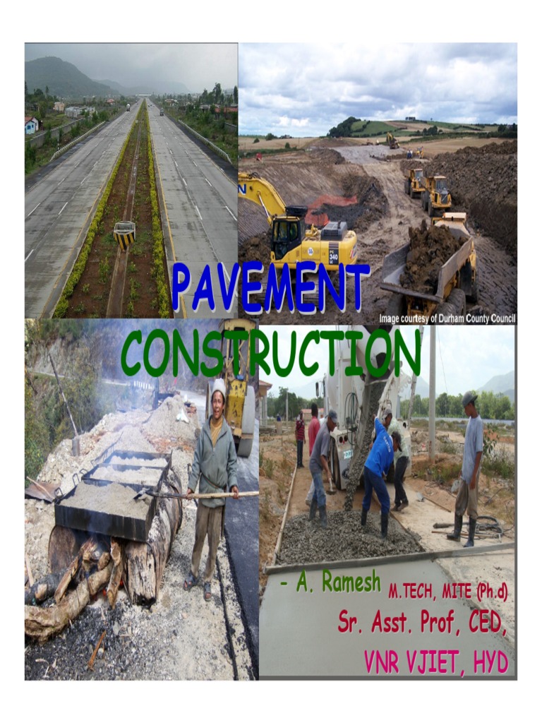 Pavement Construction Techniques Overview | PDF | Road Surface | Asphalt
