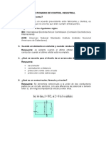 Cuestionario de Control Industrial