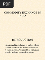 Commodity Exchange in India