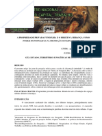 A Propriedade Privada Fundiária e o Direito À Herança Como Poder Monopolista Na Produção Do Espaço Urbano