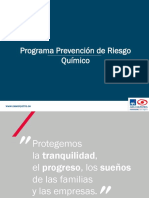 Programa Prevención Riesgo Químico. Final