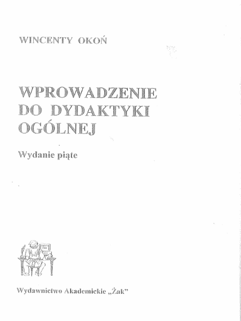 Wprowadzenie Do Dydaktyki Ogolnej Okon Pdf