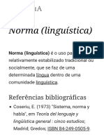 Norma (Linguística) – Wikipédia, A Enciclopédia Livre