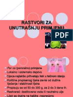 Rastvori Za Unutrasnju Primjenu 2. Dio