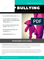 Stop Bullying - Boletin Trinchera - Mayo 2018 - Trinchera Cultural