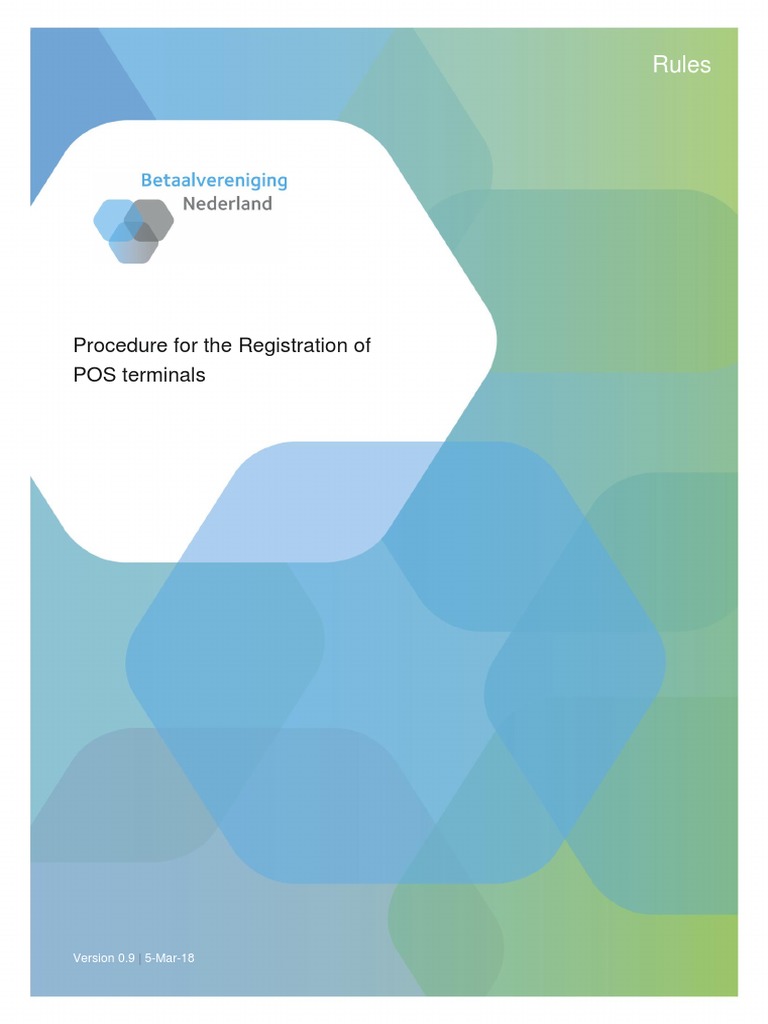 POS Registration Procedure PDF | PDF | Payment Card Industry Data ...