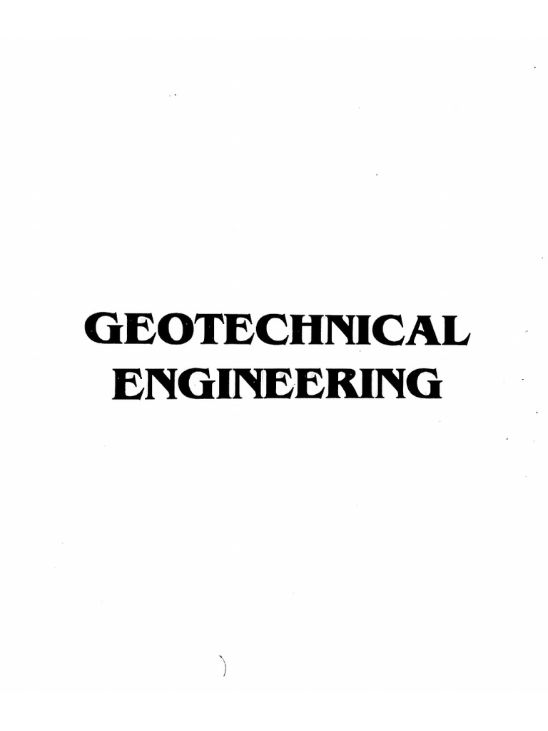 Geotechnical Engineering PDF