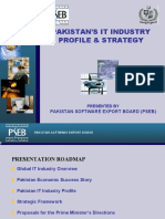 Pakistan'S It Industry Profile & Strategy: Pakistan Software Export Board (Pseb)
