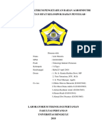 Laporan Praktikum Pengetahuan Bahan Agroindutri Bahan Penyegar