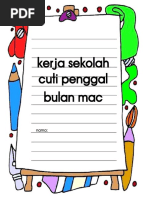 Kerja Cuti Sekolah Bulan 3