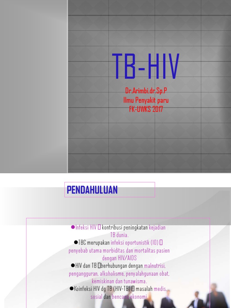 TB Hiv Fkuwks 2017 | PDF
