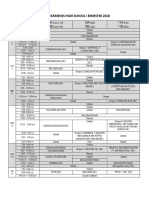 Rol de Exámenes I Bimestre 2018 High School PDF