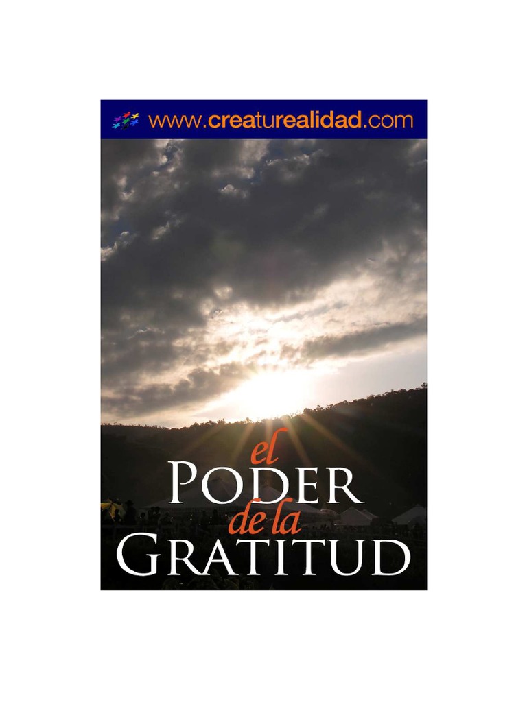 El Poder De La Gratitud Pdf Pdf Gratitud Músculo