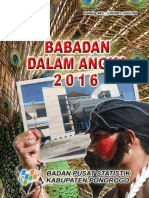 Kecamatan Babadan Dalam Angka 2016