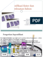 Saponifikasi Ester Dan Pembuatan Sabun