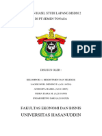 Laporan Studi Lapang MSDM 2 Di PT Semen Tonasa by Kelompok 1 Rekrutmen Dan Seleksi (Revisi)