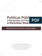 Politicas Publicas y Presupuestos Con Enfoque Ddhh