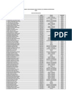 RELACIÓN DE ESTUDIANTES BENEFICIADOS POR FACULTADES Lista 2