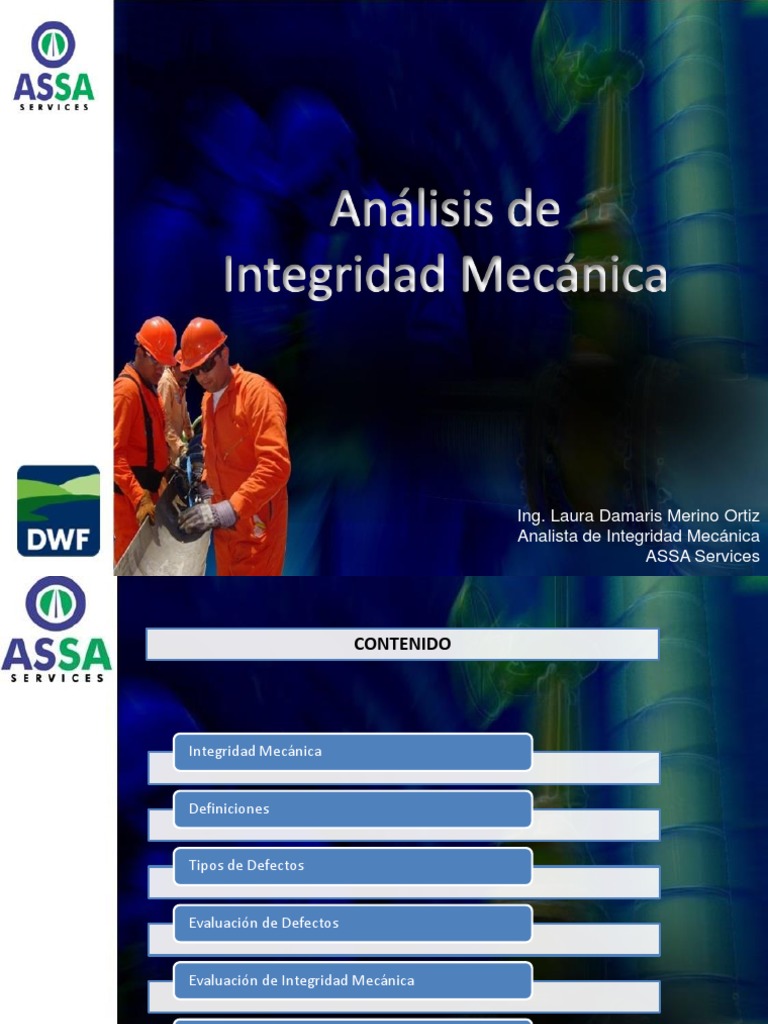 Integridad Mecanica ASSA | PDF | Corriente eléctrica | Tubería ...