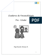 Cuaderno de Fonoaudiología. RE- KINDER