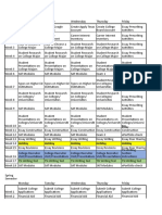 CRC 0100 Schedule