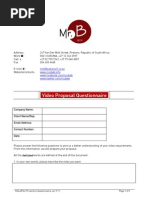 Download Corporate Video Proposal by Bonginhlanhla Ncube SN37801085 doc pdf