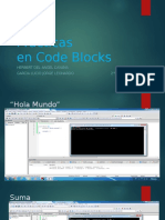 Practicas Code Blocks