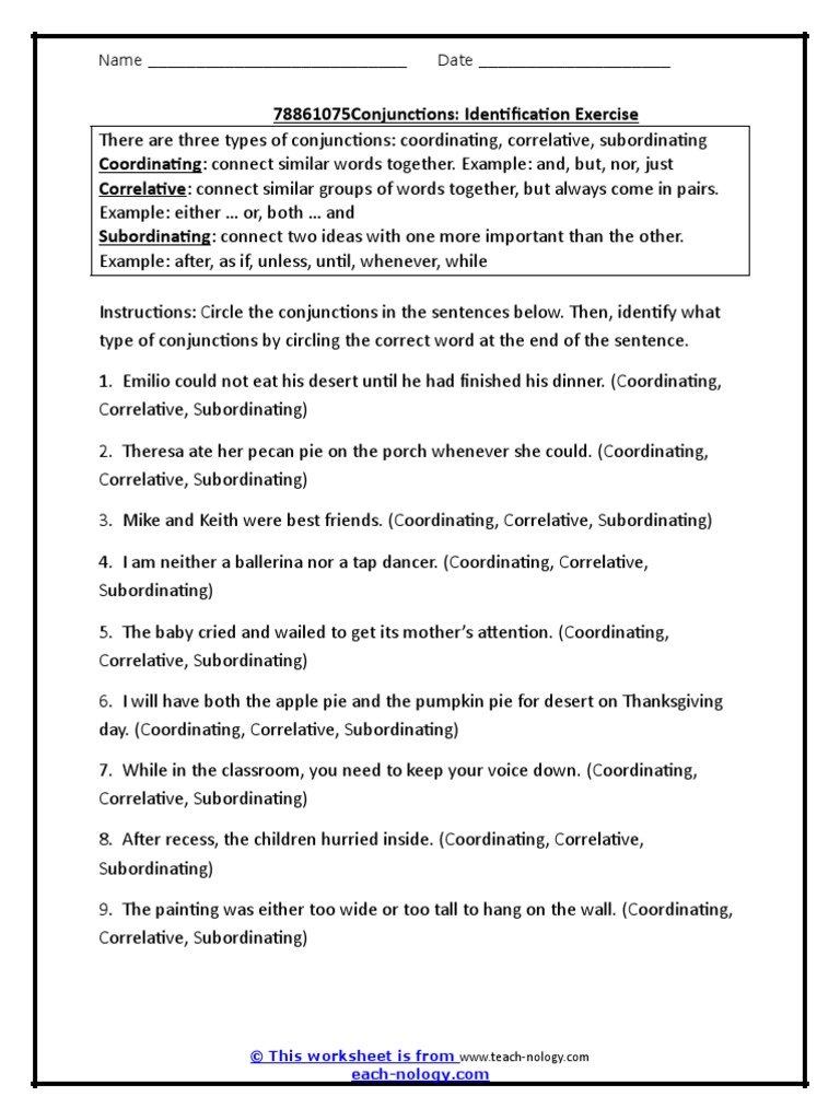 Name - Date - : © This Worksheet Is From | PDF | Language Arts & Discipline