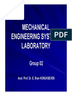 Mechanical Engineering Systems Laboratory: Group 02