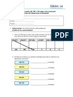 04a Hoja de Trabajo Para Los Estudiantes - Valor Posicional Hasta 1 000 000