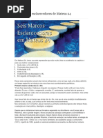 Seis Marcos Esclarecedores de Mateus 24